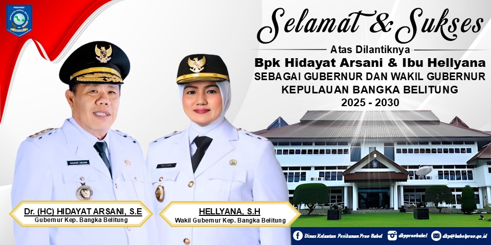 Selamat bertugas kepada Gubernur dan Wakil Gubernur Kepulauan Bangka Beitung 