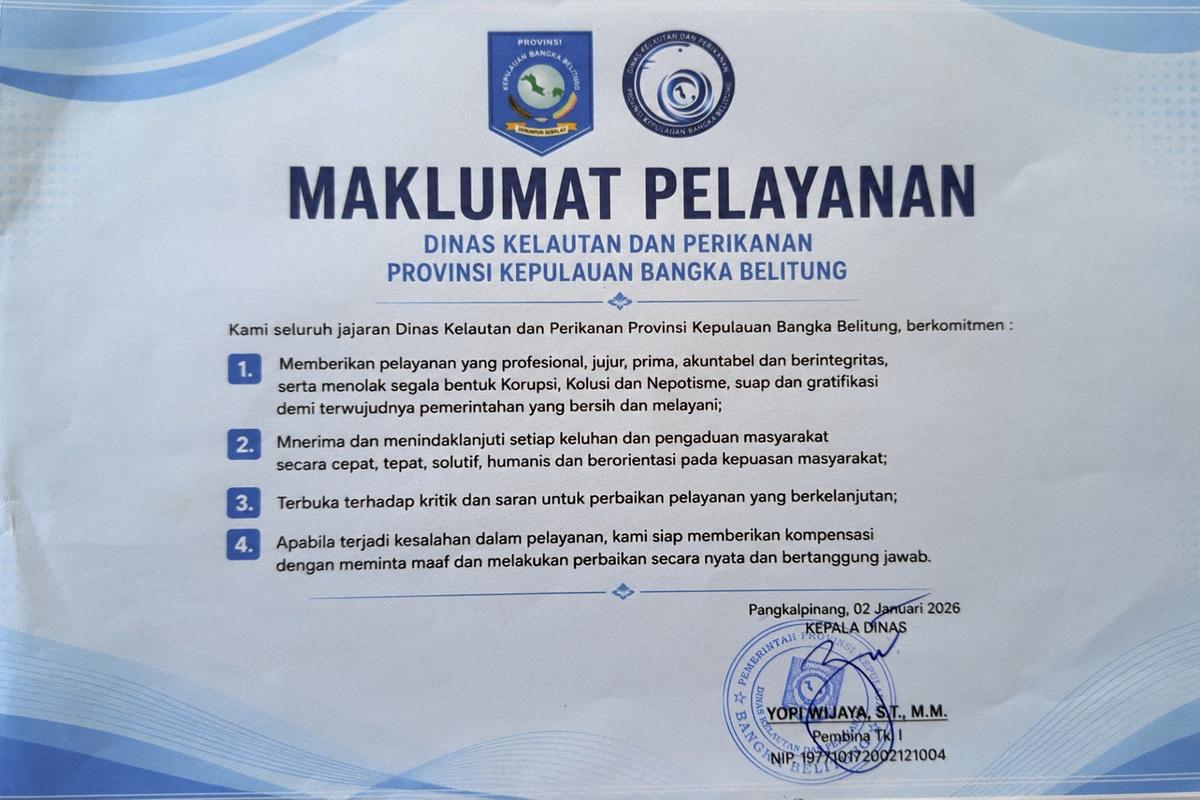 Maklumat Pelayanan