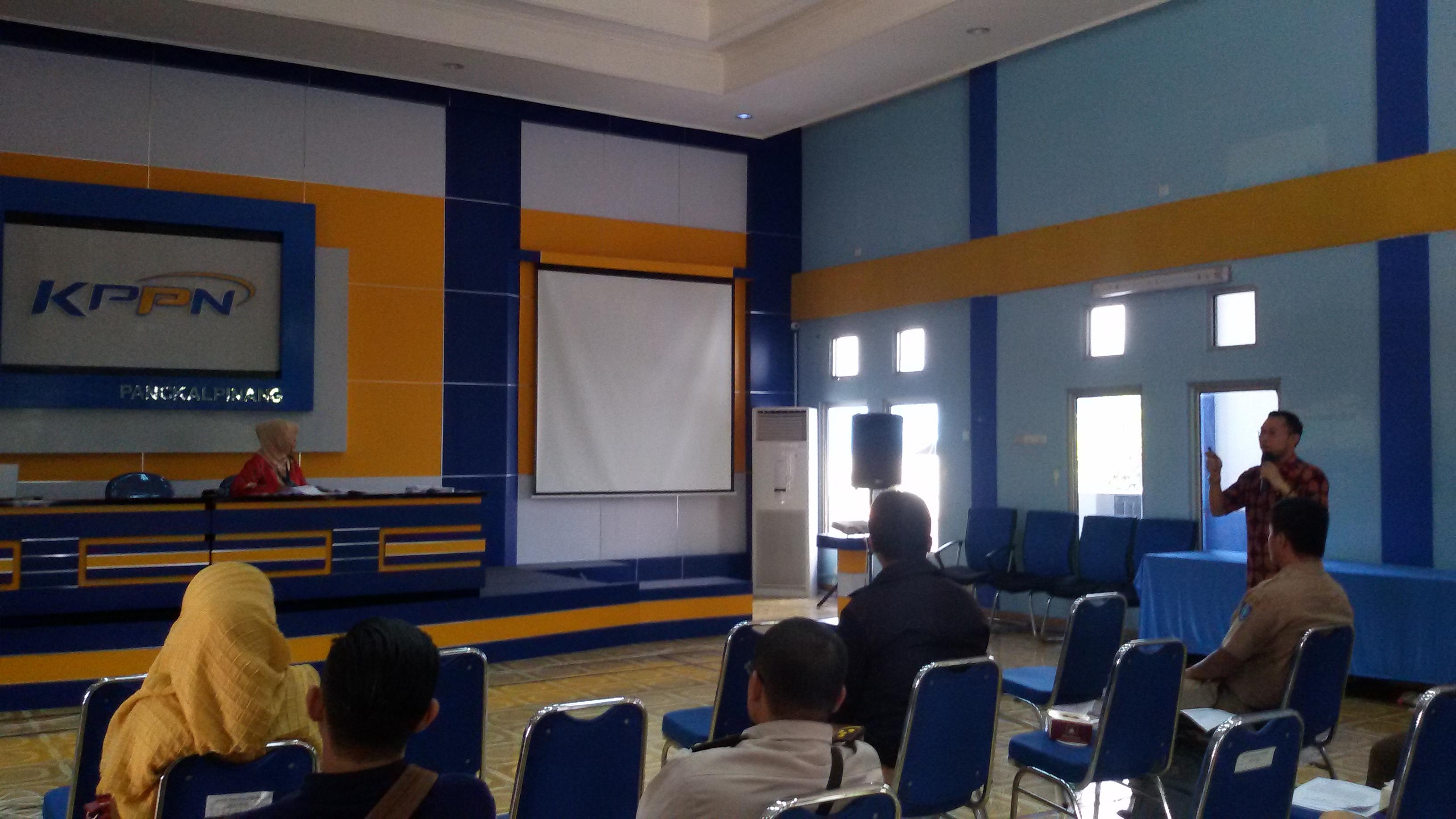 KPPN Pangkalpinang Sosialisasikan Mekanisme Pencairan Dana APBN Tahun Anggaran  2016