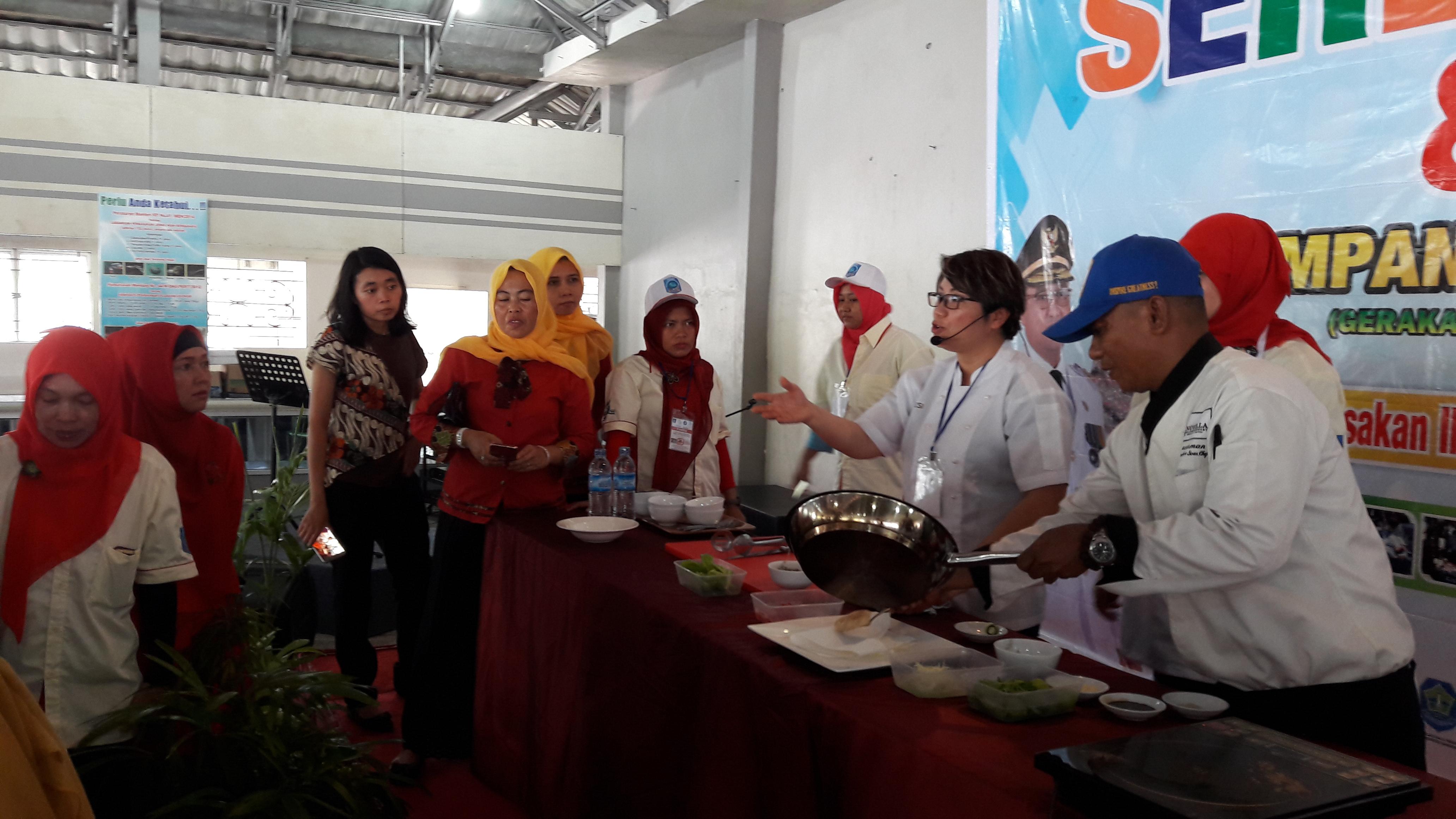 Chef Dessy Masterchef Jadi Juri Lomba Masak Ikan Tingkat Provinsi