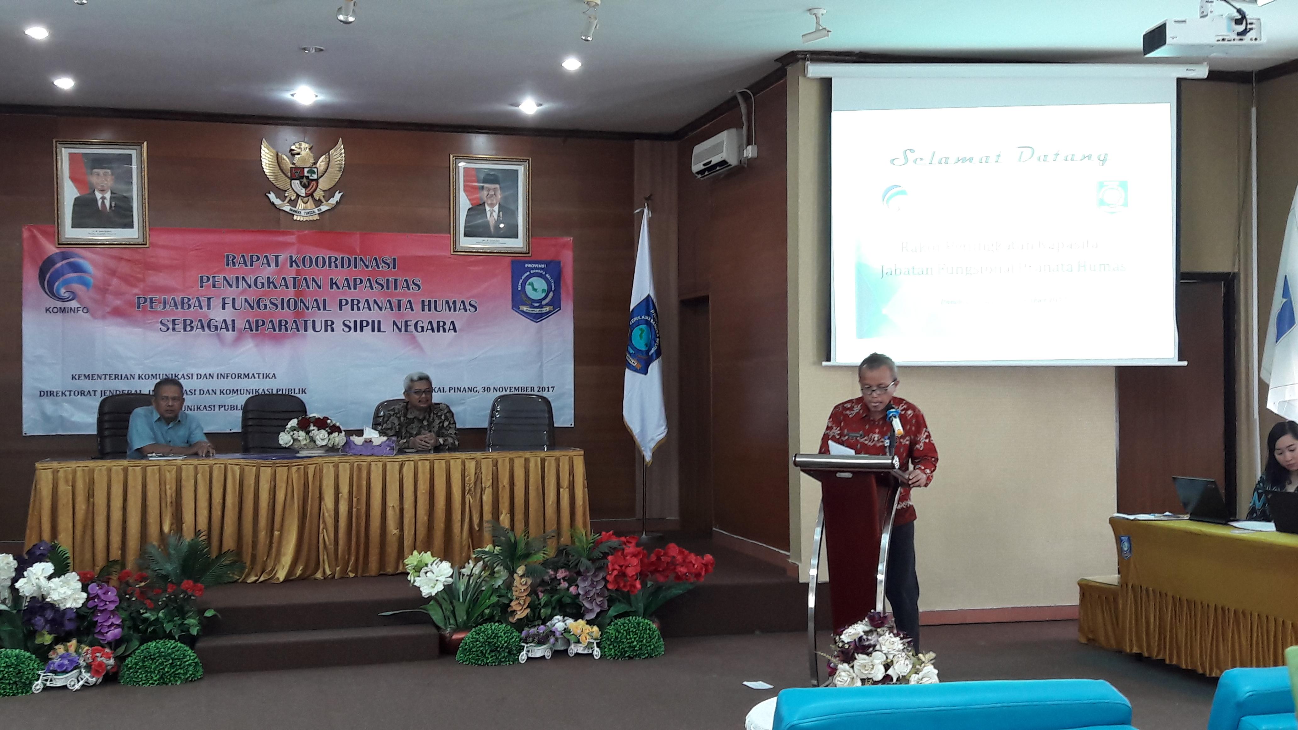 Humas Babel Dituntut Proaktif Sebar Informasi Pemerintah