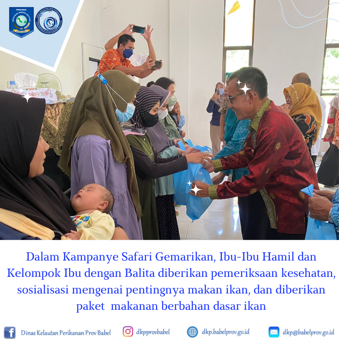 DKP Babel Kampanyekan Safari Gemarikan