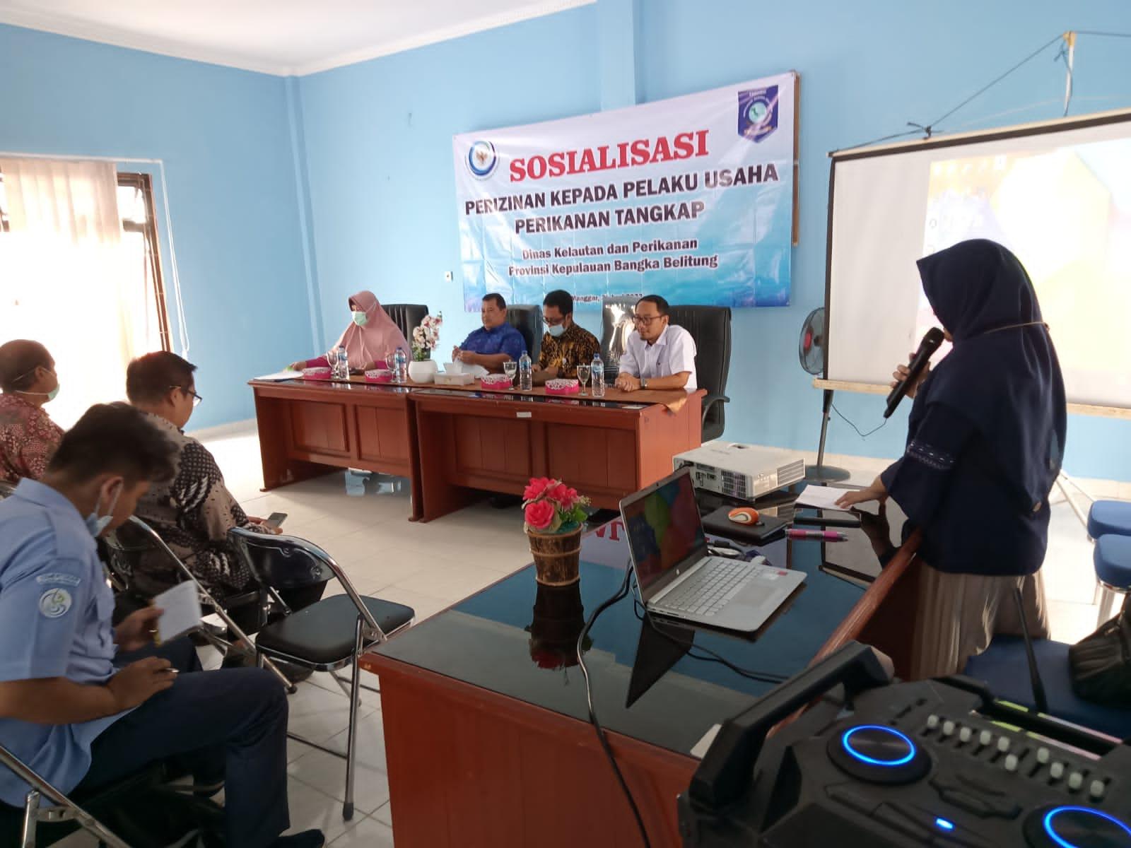 DKP Babel Gelar Sosialisasi Perizinan dan Pendaftaran Kapal Ikan 