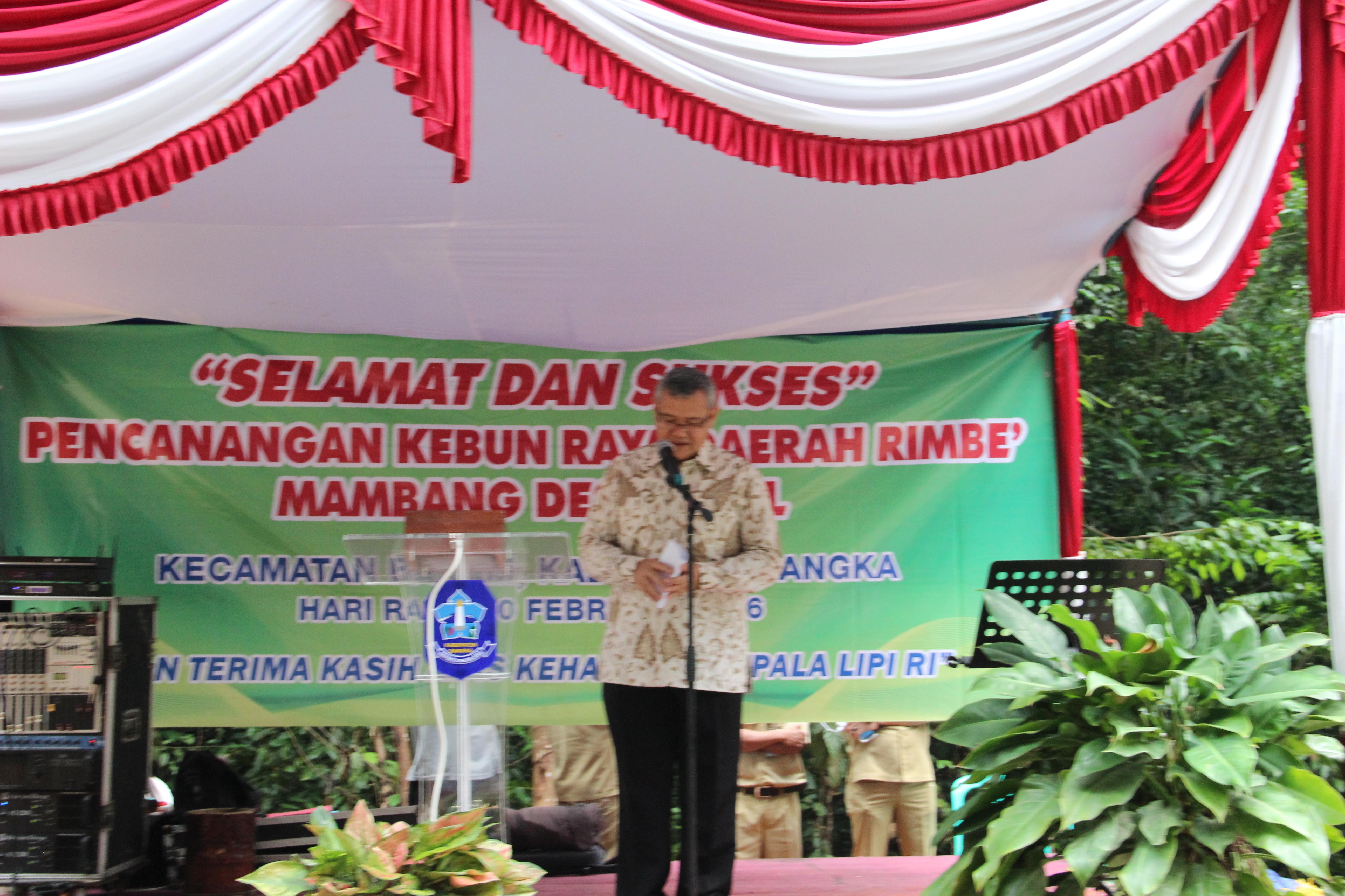 Pendampingan Plt. Kepala Dinas Kelautan dan Perikanan dalam penandatangan MOU Pemerintah dan Kepala LIPI 2016