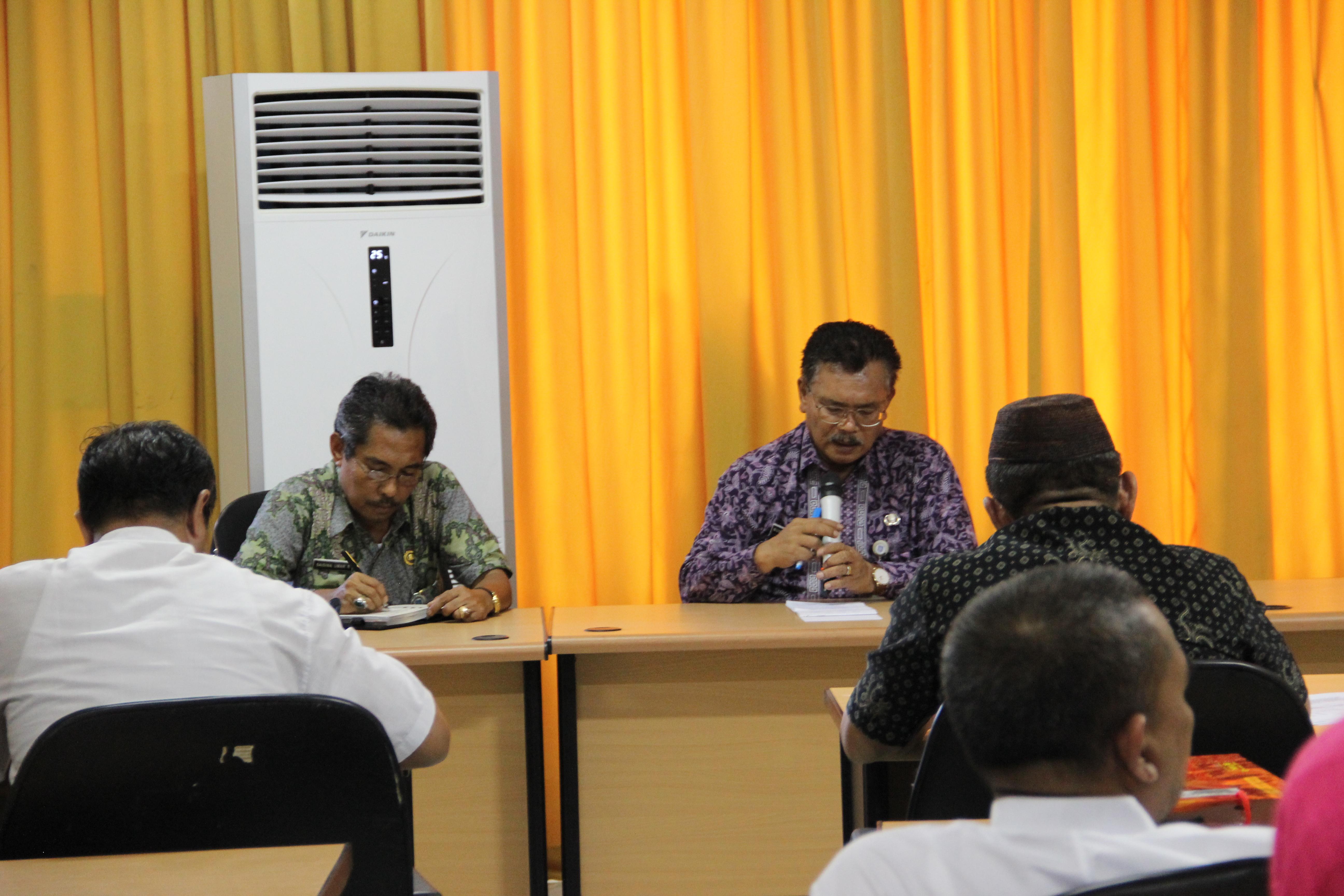 Arahan Plt. Kepala Dinas Budiman Ginting Dalam Meningkatkan Kinerja Dinas Kelautan dan Perikanan