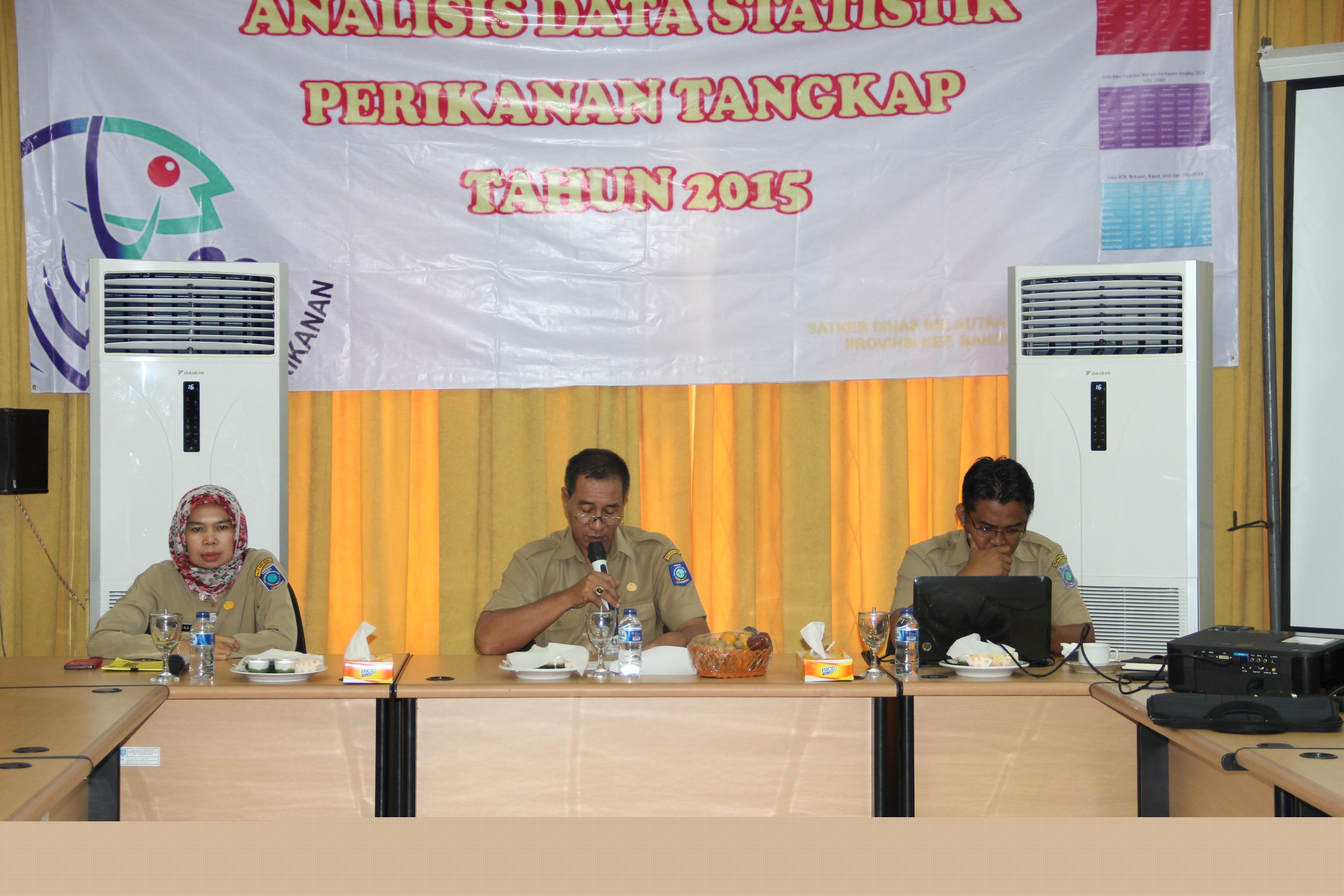 Enumerator Perikanan Tangkap Hadiri Analisis Data Statistik Tangkap 2015