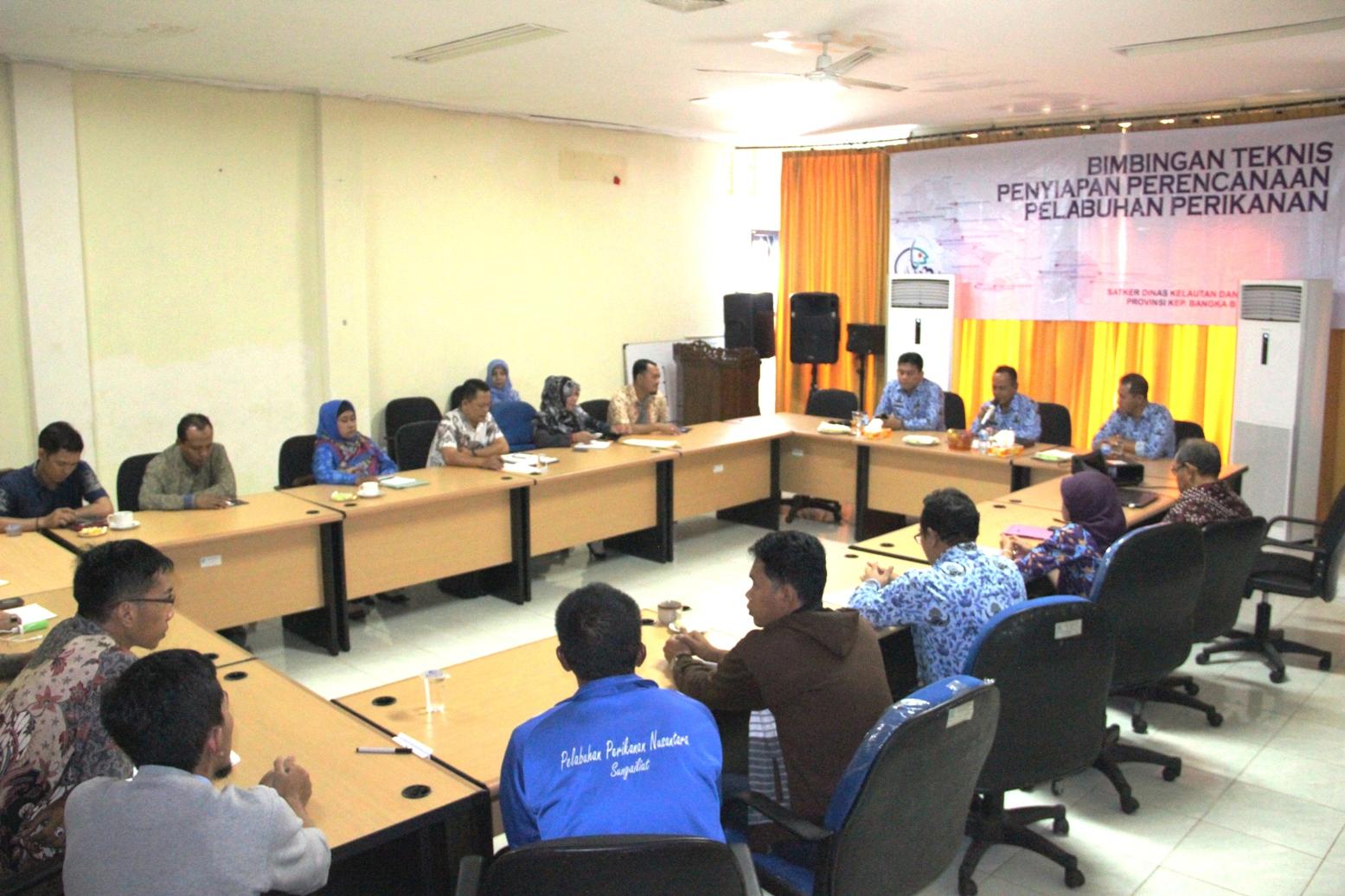 DKP Babel Bekali Kabupaten dan Kota Bimtek Penyiapan Perencanaan Pelabuhan Perikanan