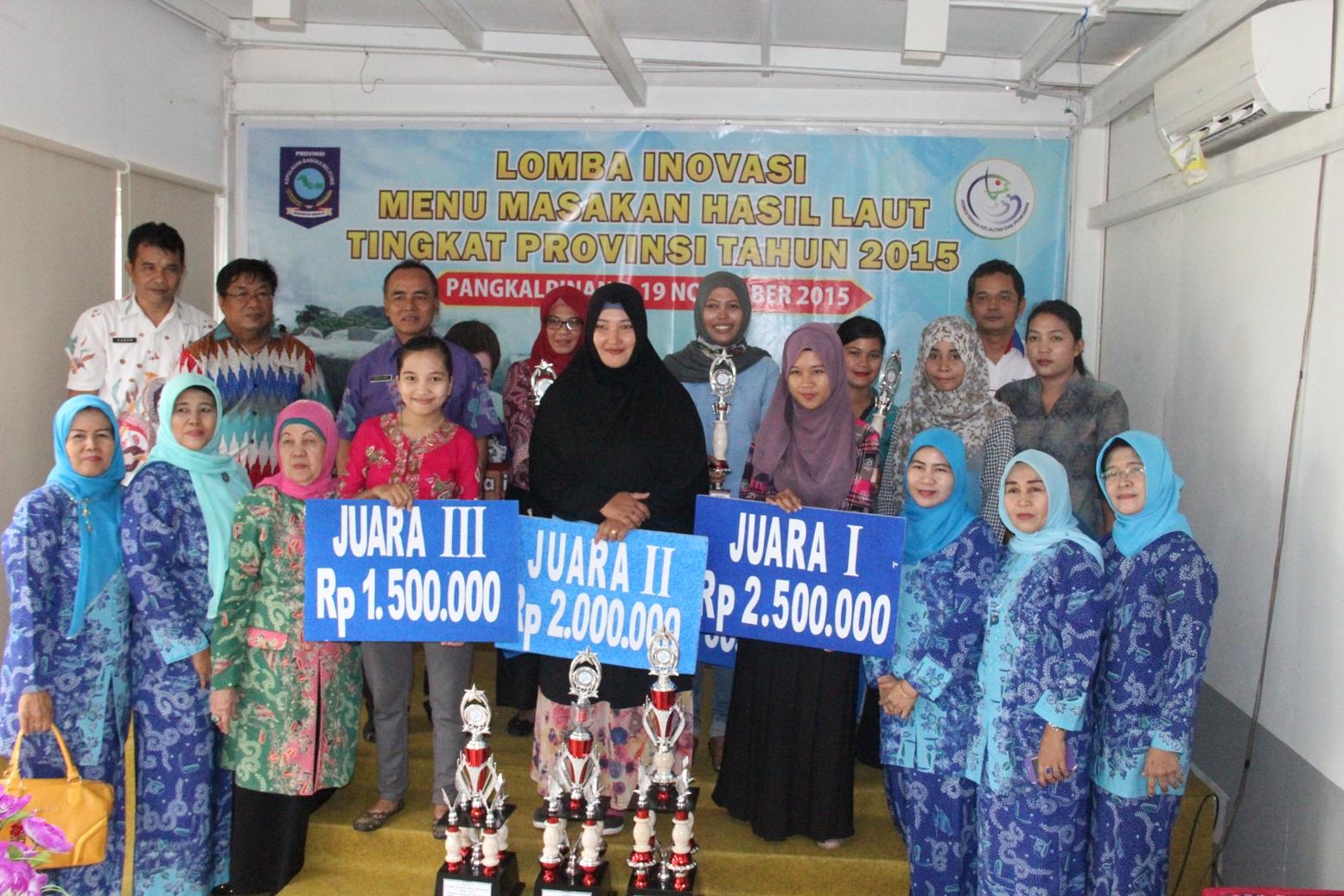 Lomba Inovasi Masakan Hasil Laut 2015 Tingkat Provinsi