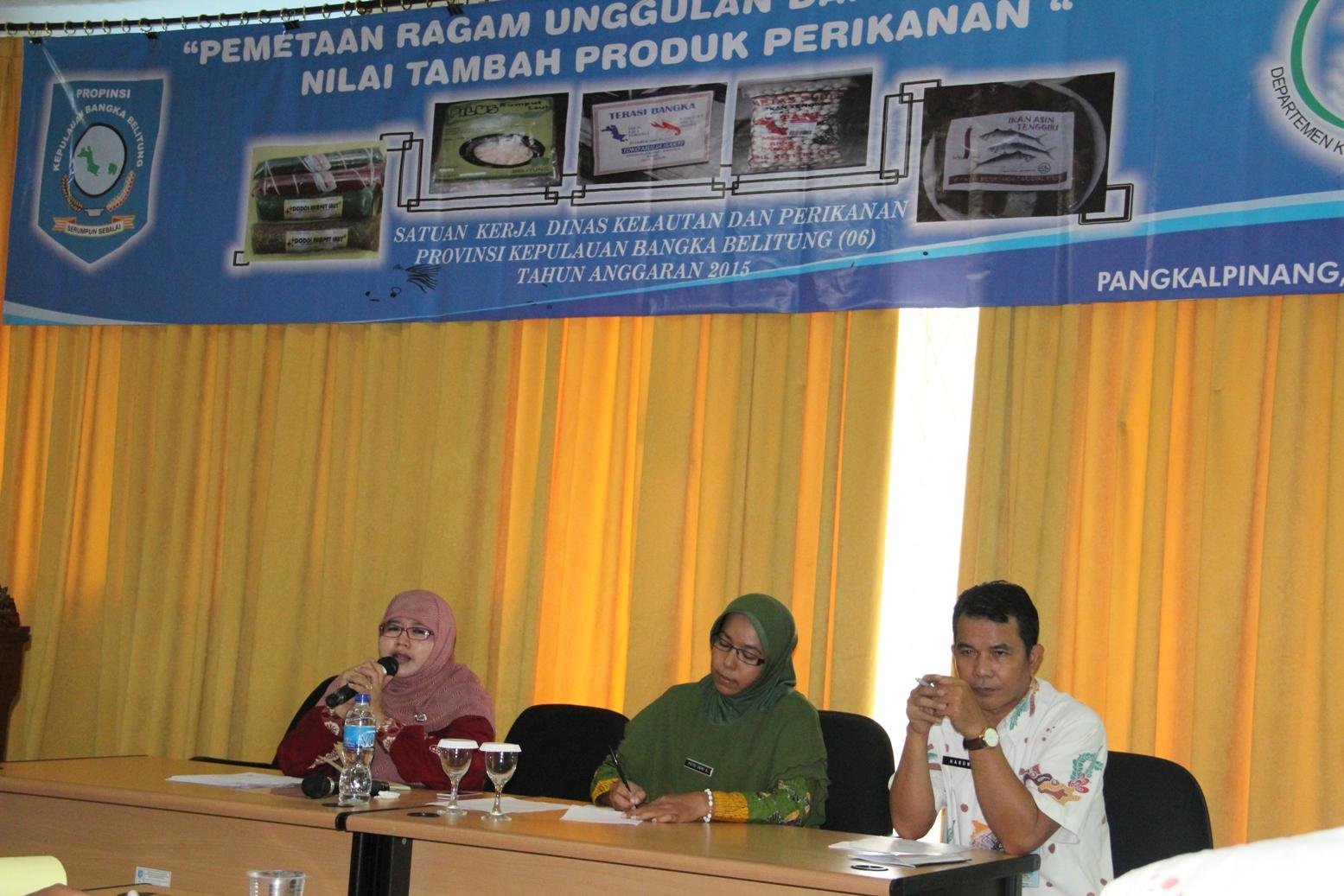 Pemetaan Ragam Unggulan dan Perhitungan Nilai Tambah Produk Perikanan 2015