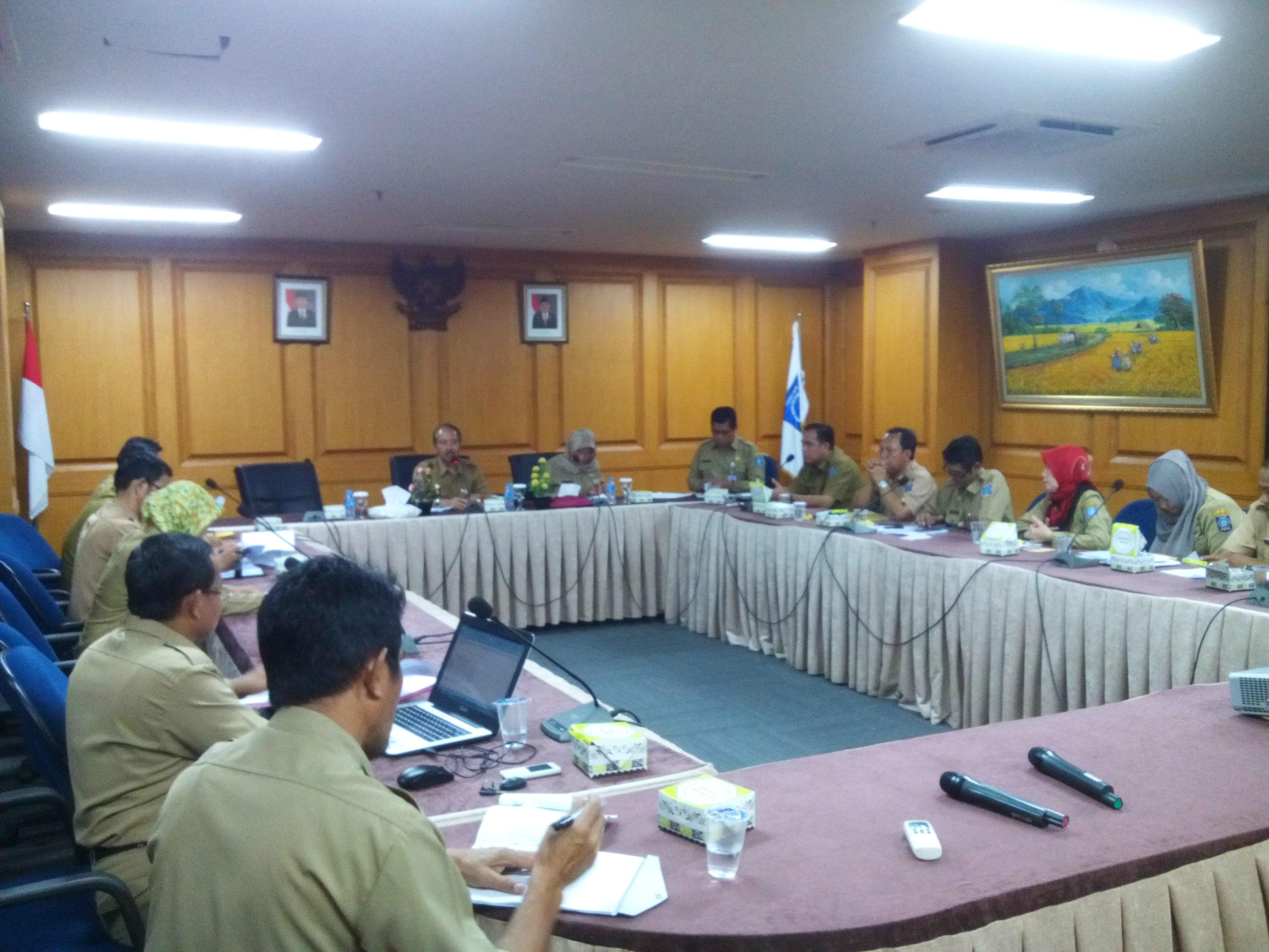 Rapat Hasil Validasi dan Verifikasi P3D Lingkup Provinsi Kepulauan Bangka Belitung