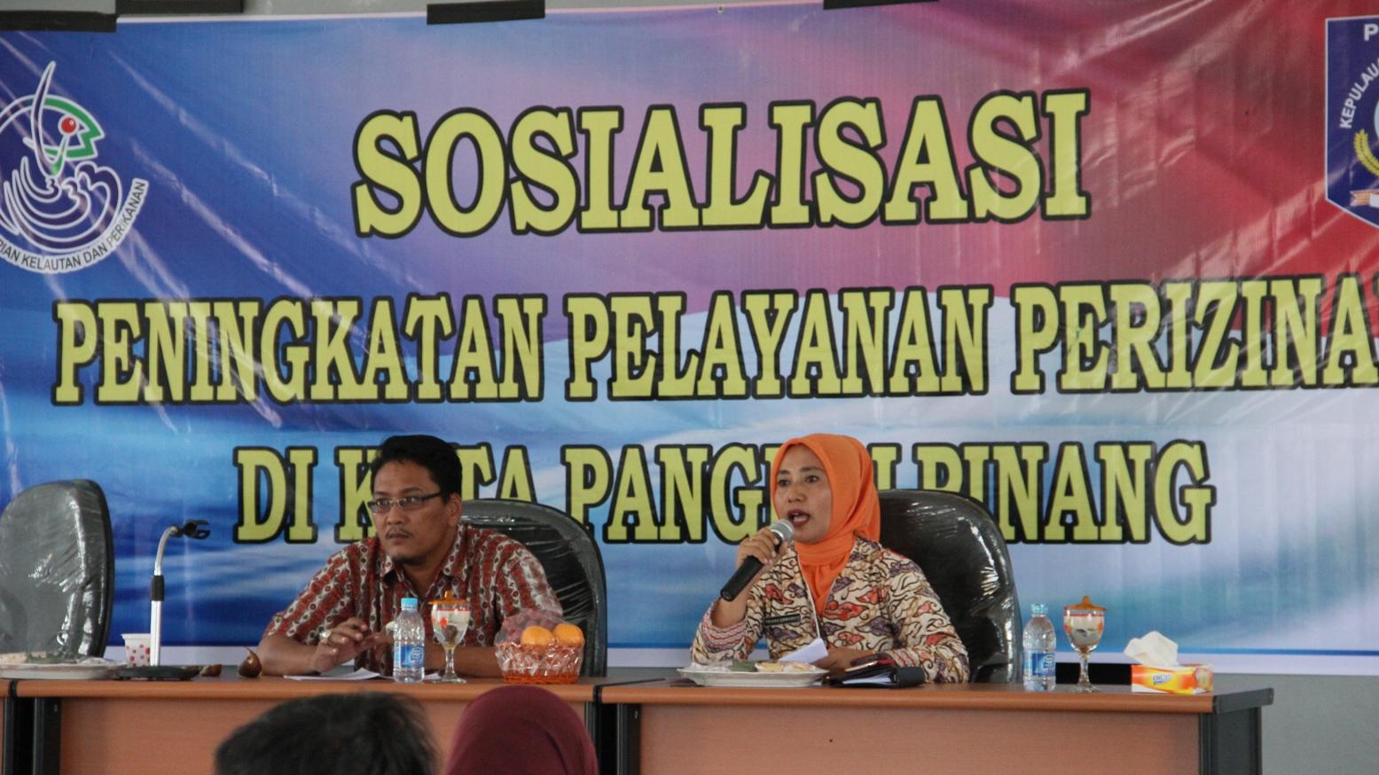 Sosialisasi Peningkatan Pelayanan Perizinan di Kota Pangkalpinang Tahun 2015