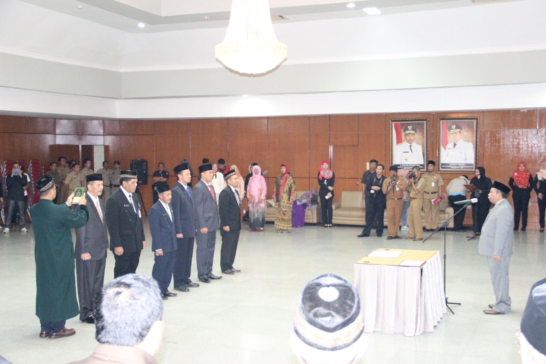 Gubernur Babel Melantik Pejabat Eselon II dan III Lingkup Provinsi 