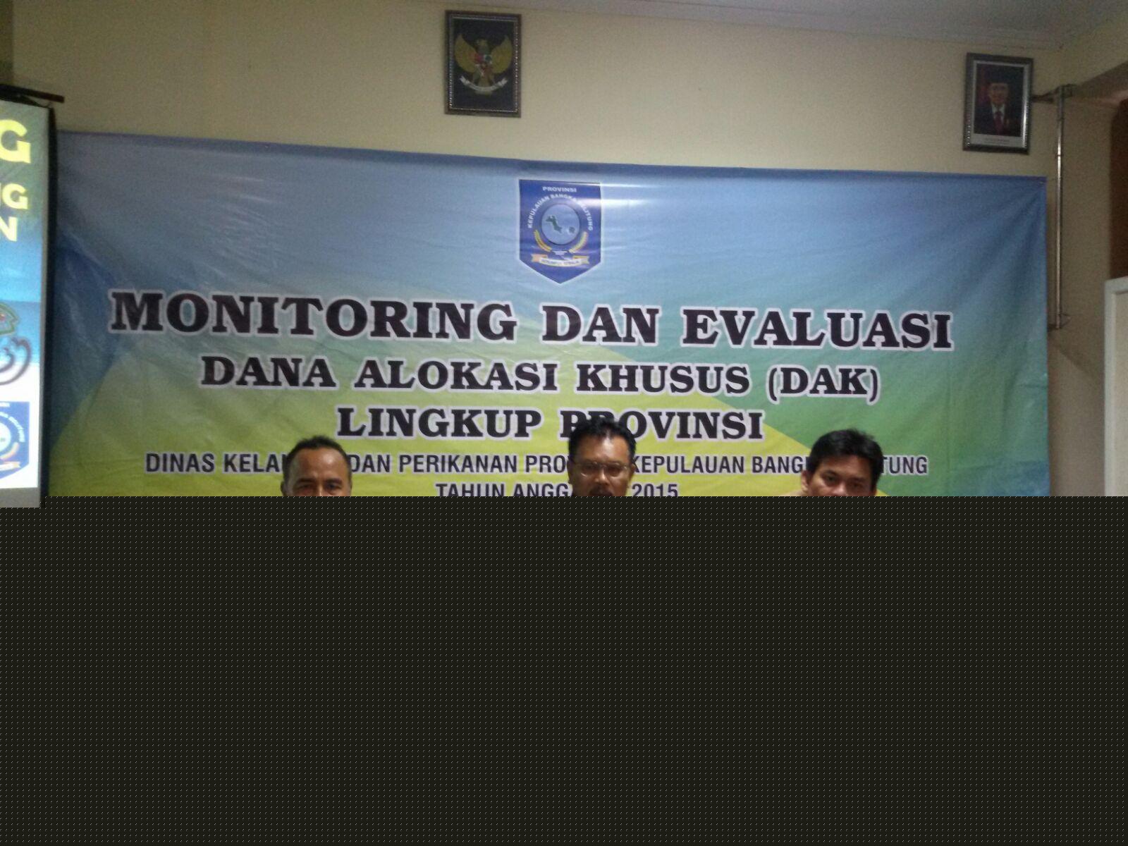 2016 Anggaran DAK Kelautan dan Perikanan Babel 11 Milyar