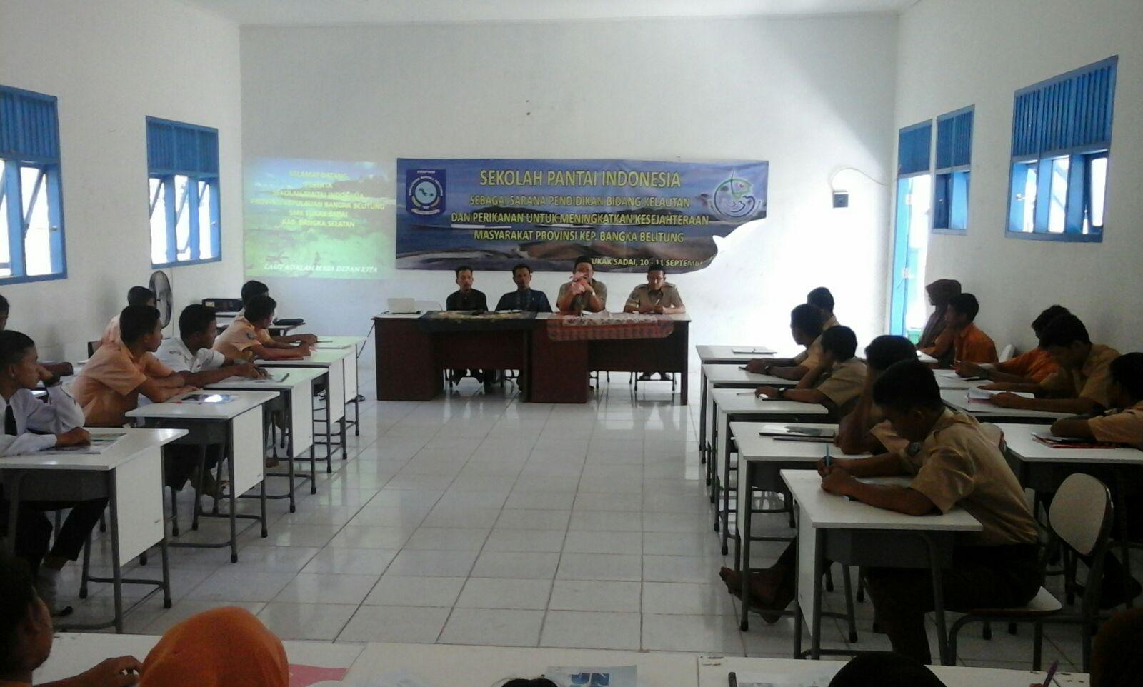 Wujudkan Generasi Muda Peka Lingkungan, DKP Provinsi Bangka Belitung Gelar Sekolah Pantai Indonesia