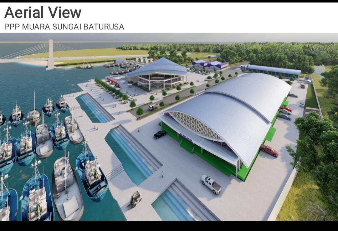 DKP Babel Tata Kawasan Pelabuhan Perikanan Muara Sungai Baturusa Menjadi Pelabuhan Modern