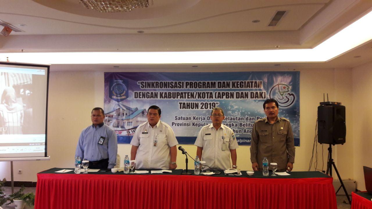 DKP Babel Lakukan Sinkronisasi Program APBN dan DAK dengan Kabupaten Kota