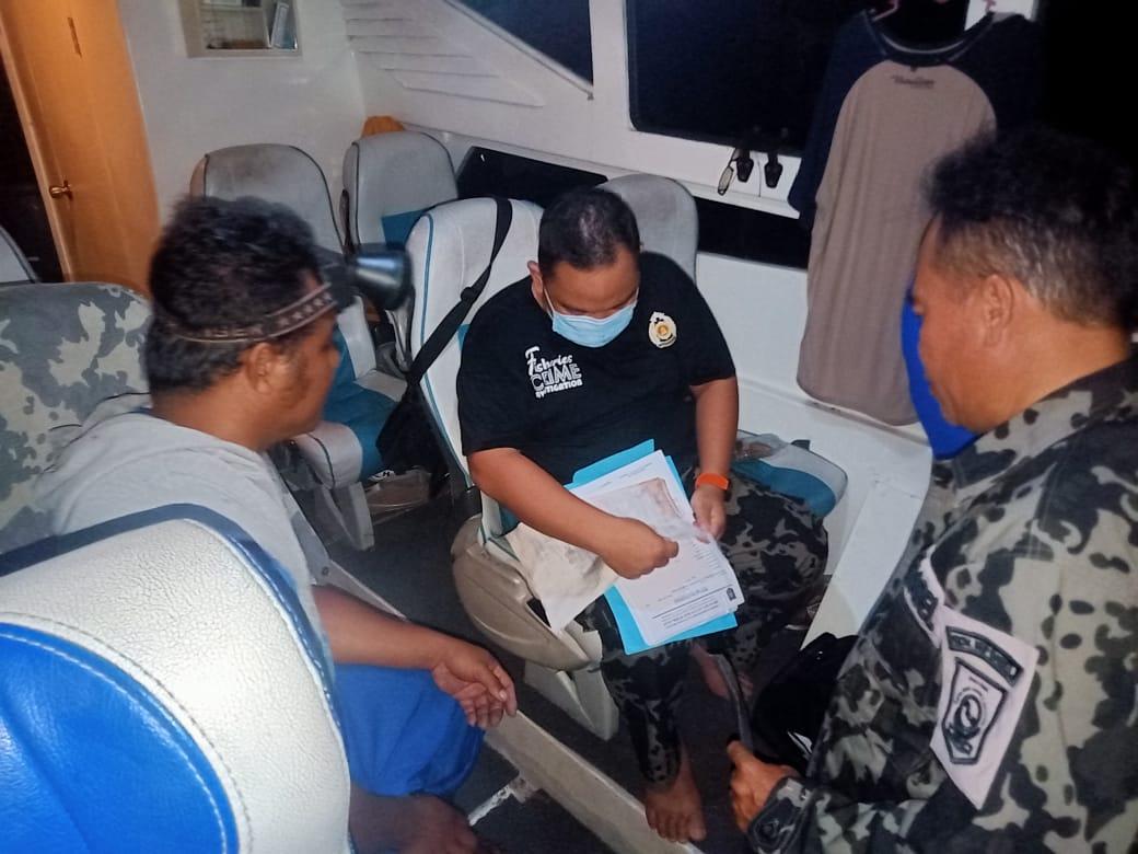 Kapal Elang Laut DKP Babel, Patroli Awasi Perairan Laut Bangka Selatan