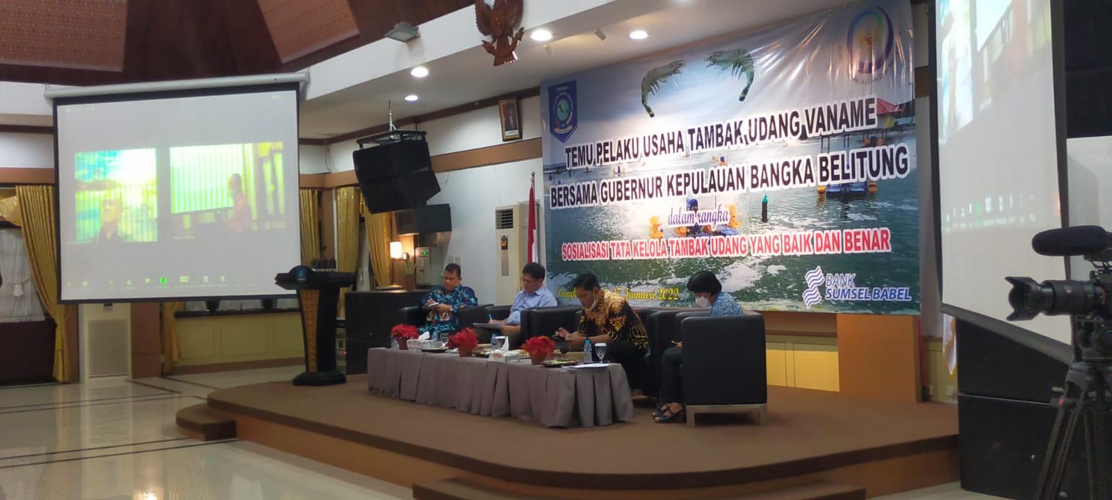 Pemprov Babel Kumpulkan Pengusaha Tambak Vannamei, Bahas Perizinan Tambak Hingga  Budidaya Berkelanjutan