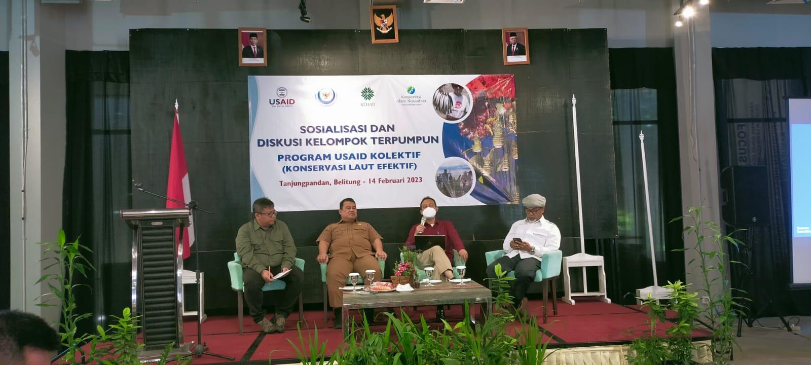 KKP dan USAID Kolektif Targetkan Pengelolaan Kawasan Konservasi Pulau Belitung