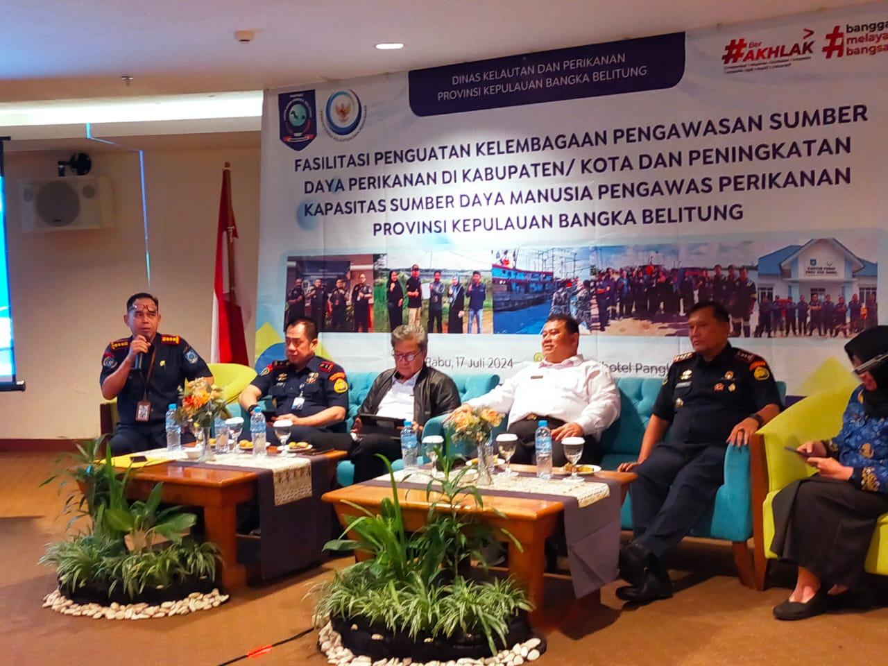 Sinergikan Kebijakan Ekonomi Biru DKP Babel Perkuat Kelembagaan Pengawasan