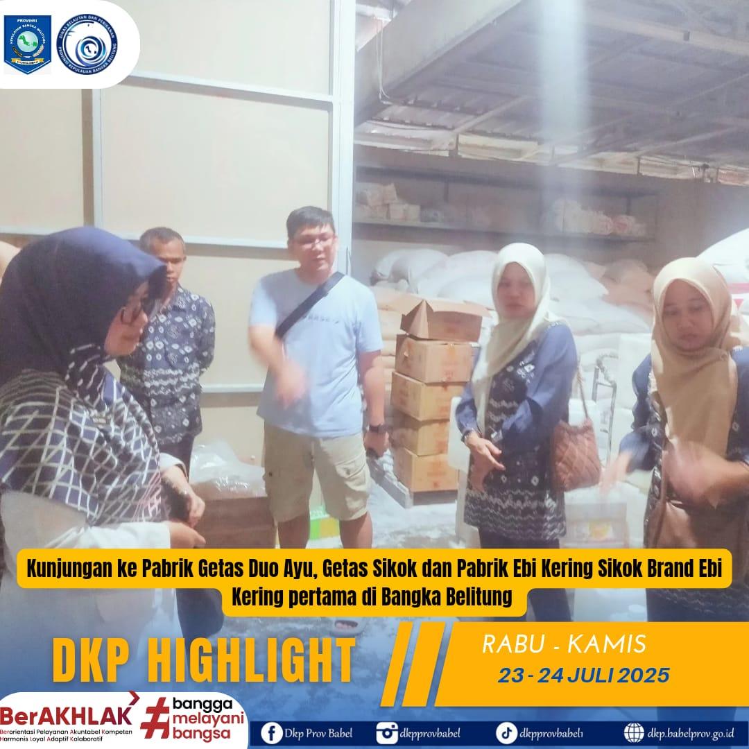 Kunjungi DKP Babel, Dinas Perikanan Kota Prabumulih Pelajari Pengolahan Ikan dan Manajemen Usaha Pemasaran Produk Perikanan