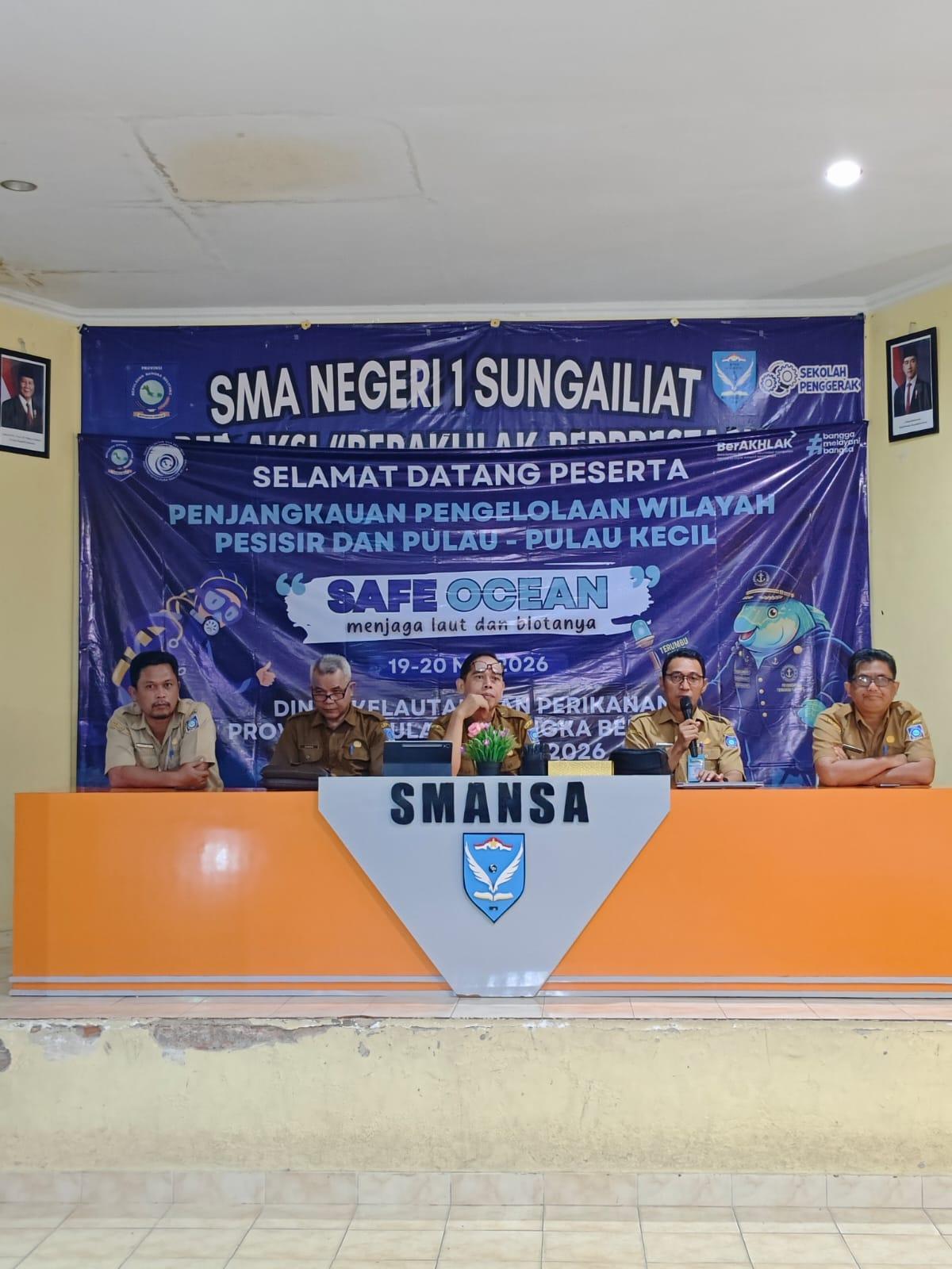 DKP Babel Edukasi Generasi Muda Jaga Ekosistem Pesisir lewat Gerakan "Save Ocean"