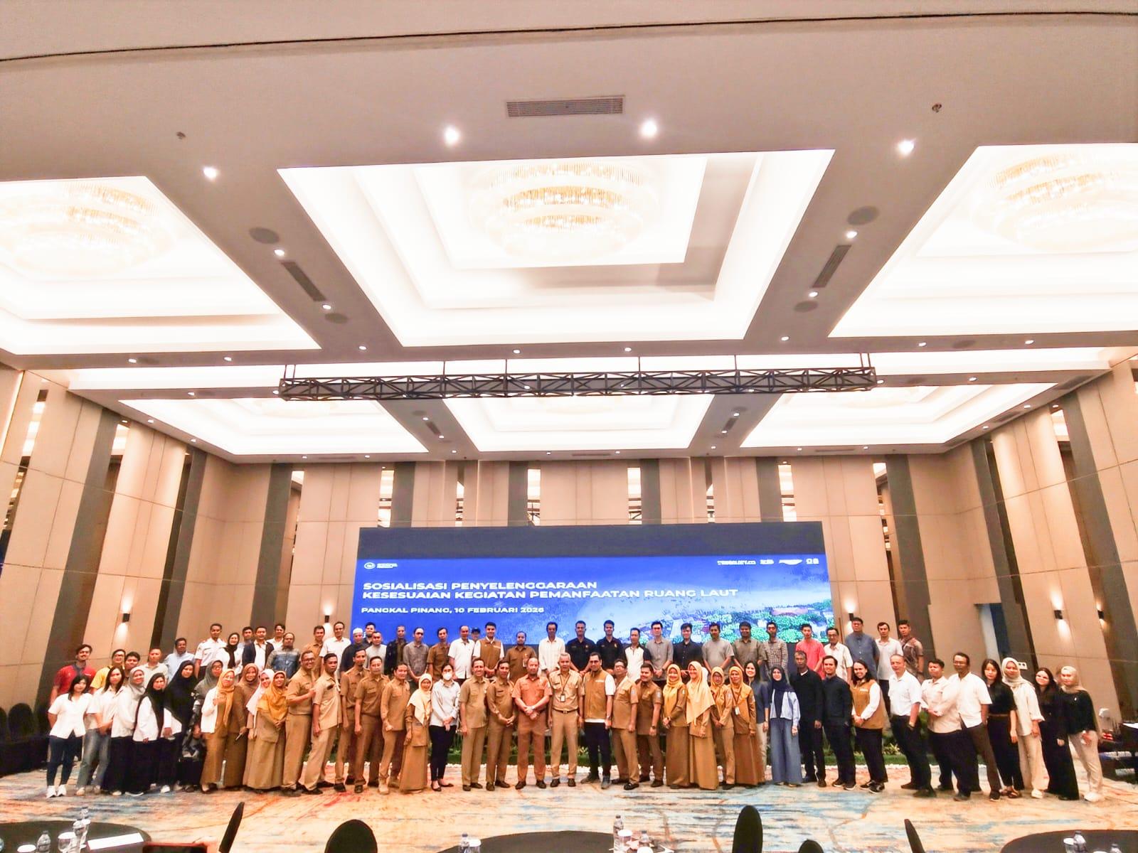 Sinergi KKP dan DKP Babel Dorong Kepatuhan KKPRL untuk Wujudkan Pengelolaan Ruang Laut Berkelanjutan