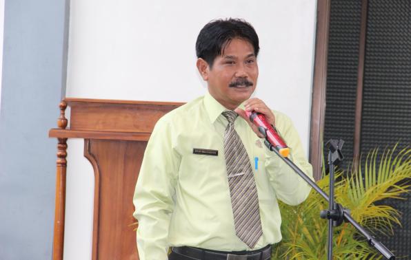 Kepala Dinas DKP Kabupaten Bangka Tengan, Dedi Muchdiyat
