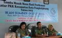 Tim Juri, Marisi Malau,S.Pd (Sekolah Kejuruan), Eviheritanto, MM (RSUD Depati Hamzah), Nurhayati,A.Md (DKP Kota Pangkalpinang).